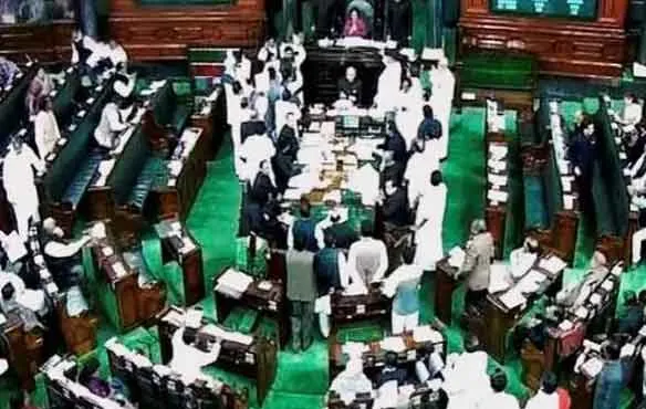 लोकसभा में मंगलवार को भी नहीं चला प्रश्नकाल, शून्यकाल