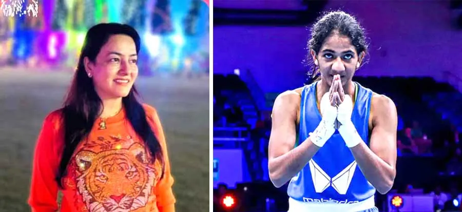 विश्व चैंपियन नीतू घनघस को हनीप्रीत इन्सां ने ऐसे दी बधाई, नीतू घनघस ने कहा- सबसे पहले उधारी चुकाएंगी