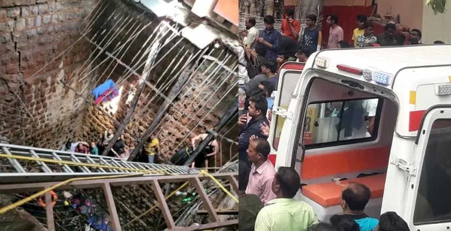 इंदौर में बेलेश्वर मंदिर की छत धंसी, 11 लोगों की दर्दनाक मौत