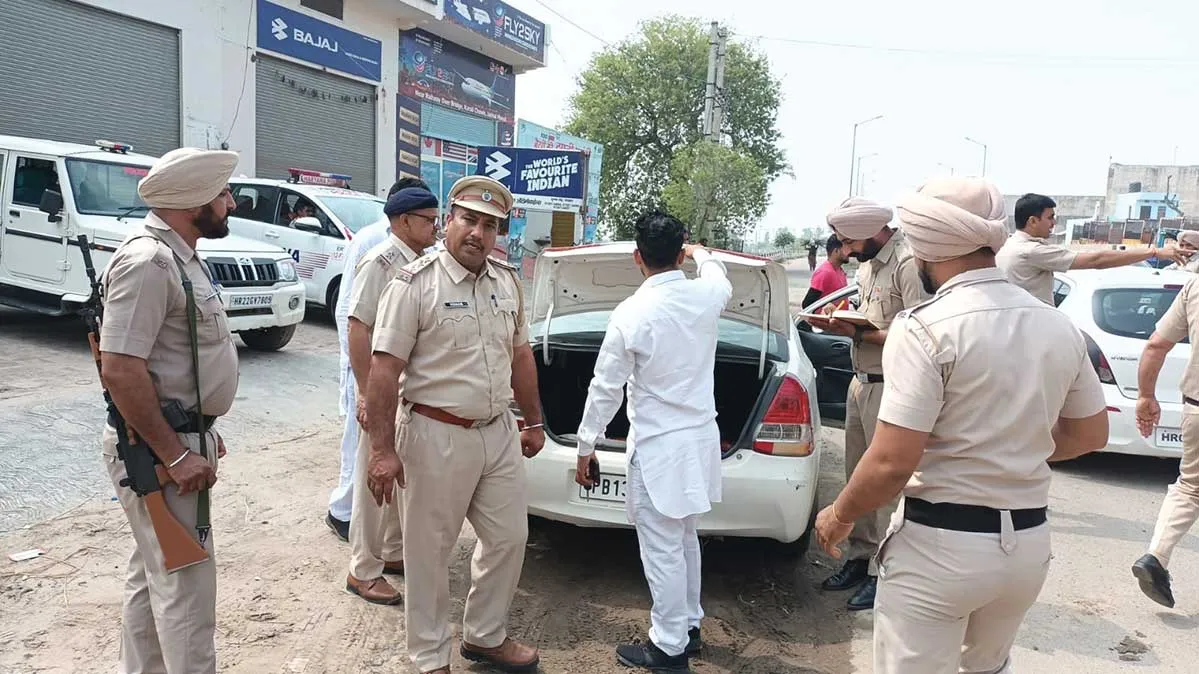 अमृतपाल मामले को लेकर जाखल पुलिस अलर्ट