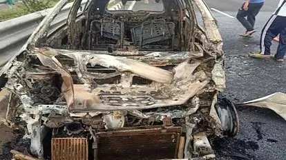 हरियाणा के जींद में कार में गर्भवती महिला जिंदा जली