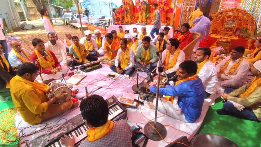 तहसील मुख्यालय पर चल रहा रामचरितमानस का अखंड पाठ