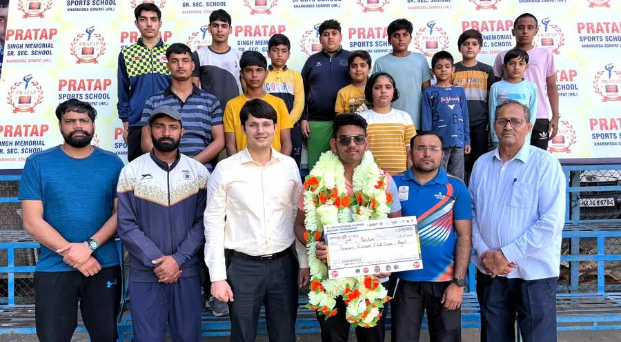 शिलांग में प्रताप स्कूल के मुदित ने जीता रजत पदक