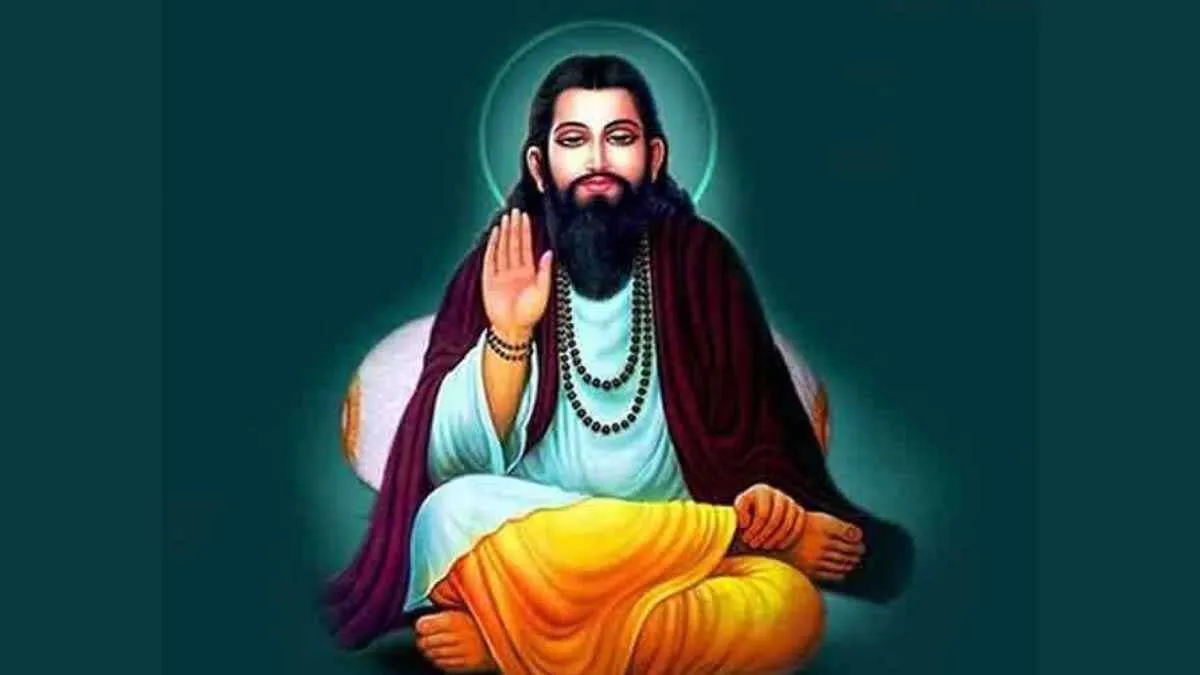 पूज्य गुरु जी संत श्री रविदास जी का कितना सम्मान करते हैं, देखों …