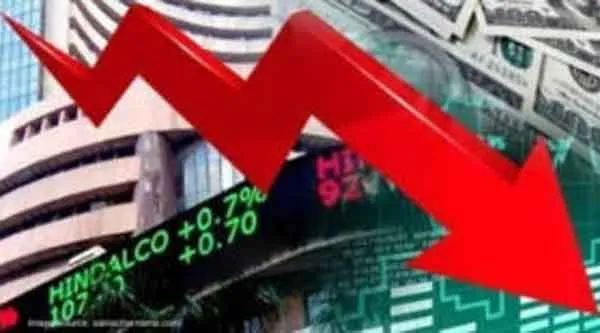 शेयर में गिरावट, सेंसेक्स व निफ्टी 0.60 प्रतिशत से अधिक टूटा