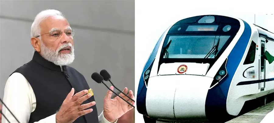 मोदी करेंगे मध्य प्रदेश की पहली वंदे भारत एक्सप्रेस का शुभारंभ