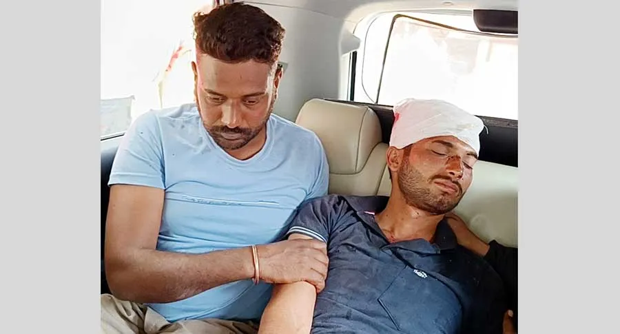 सरपंच के घर हो रही पंचायत में युवक पर कातिलाना हमला