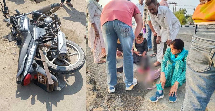 बेसहारा पशु की चपेट में आने से 65 वर्षीय बाइक सवार की दर्दनाक मौत
