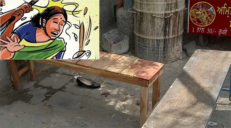 एसएसपी ऑफिस के पास गर्भवती महिला पर चाकू से हमला