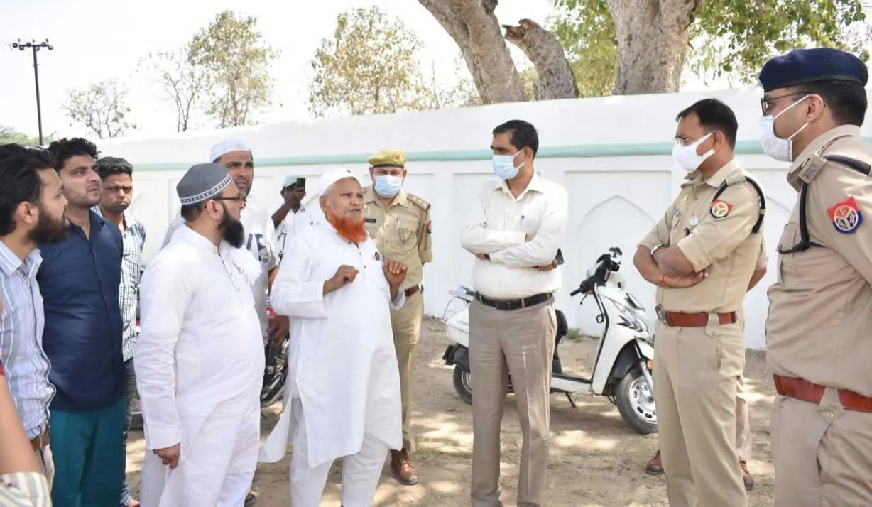 ईद के पर्व के मौके पर डीएम व एसएसपी ने लिया व्यवस्थाओं का जायजा