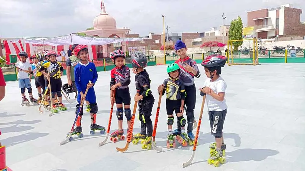 फतेहाबाद में पहली राज्य स्तरीय ऑफ आइस बैंडी प्रतियोगिता आयोजित