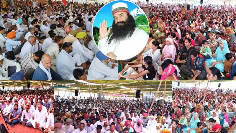श्रीगंगानगर में उमड़ा डेरा सच्चा सौदा के श्रद्धालुओं का जन सैलाब