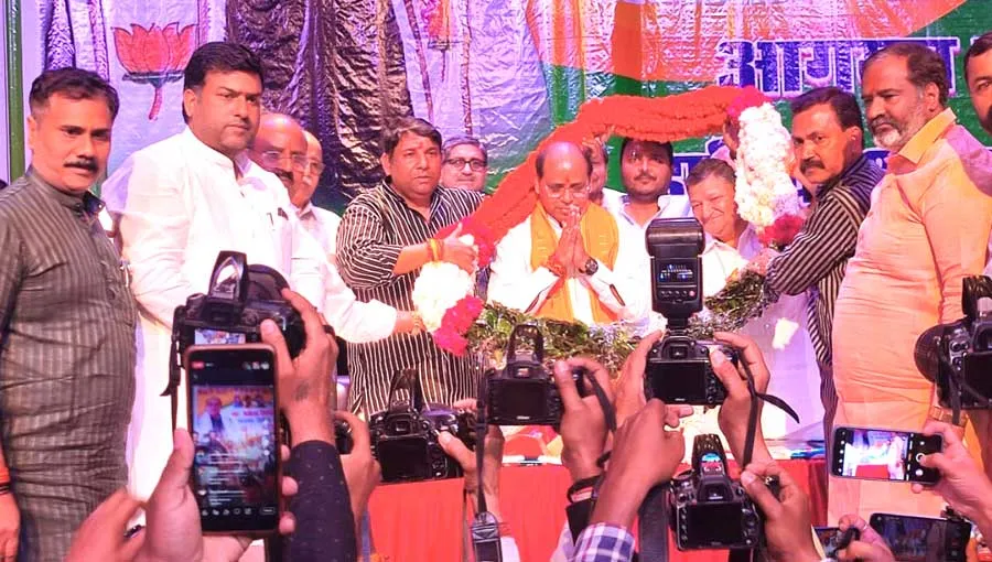 हॉट सिटी में भाजपा के नवनियुक्त क्षेत्रीय अध्यक्ष का हुआ भव्य स्वागत