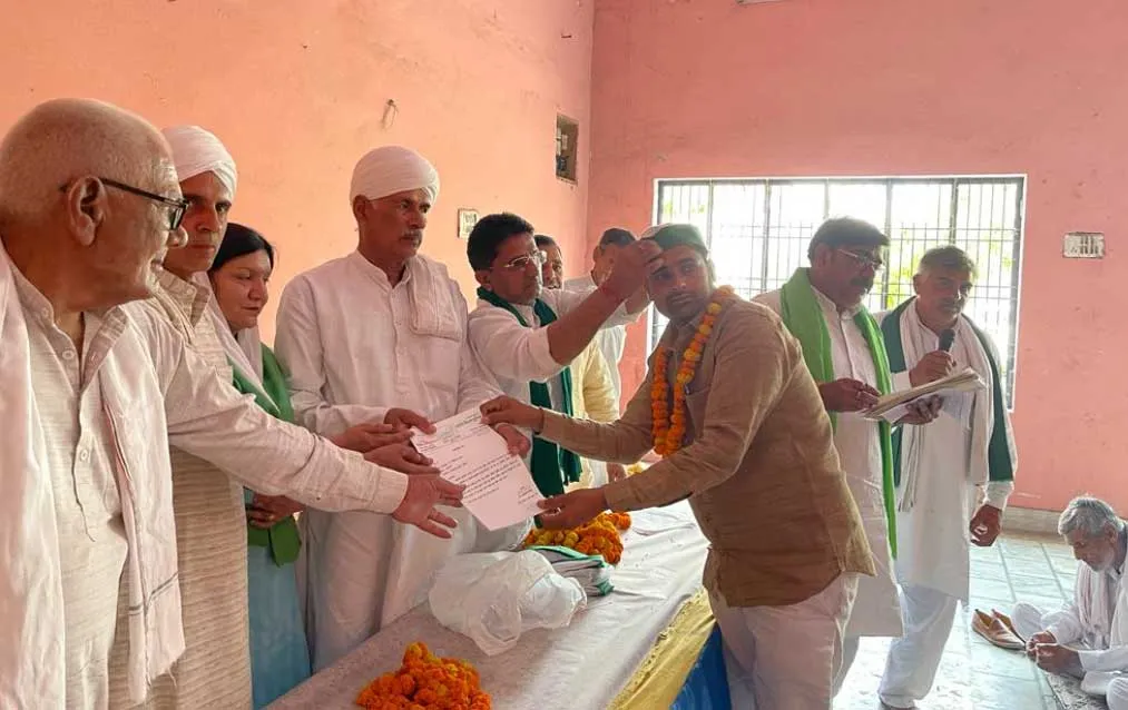 भाकियू के कैराना तहसील अध्यक्ष बने जहांगीर चौहान