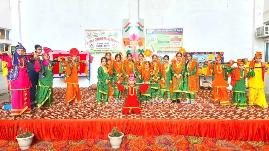 बिरला स्कूल में मनाई बैसाखी व अंबेडकर जयंती