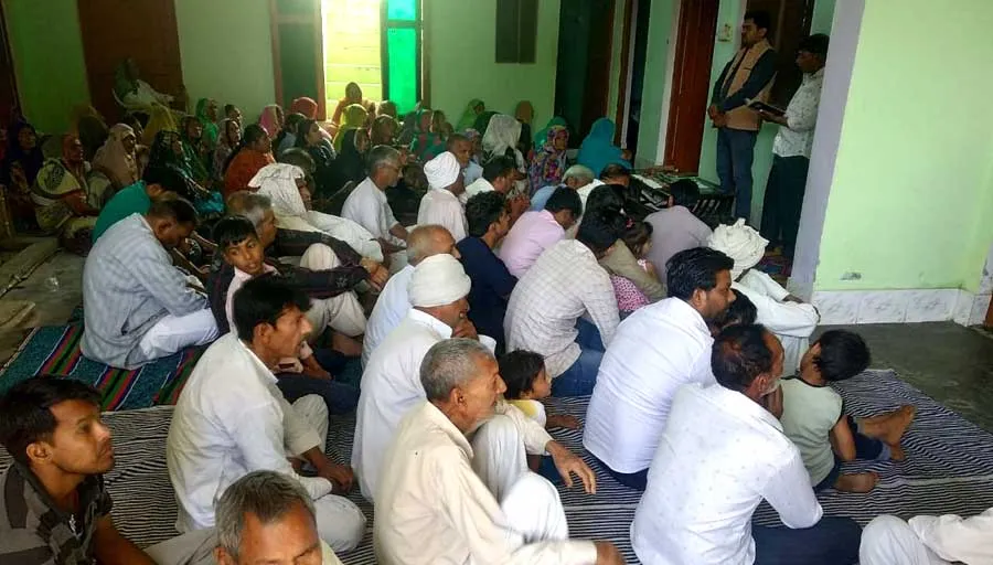 वैराफिरोजपुर में गूंजा राम नाम भारी संख्या में पहुँची साध संगत