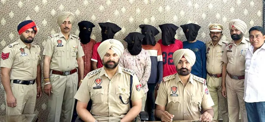 पटियाला पुलिस ने अंतरराज्जीय चोर गिरोह के 6 आरोपी दबोचे