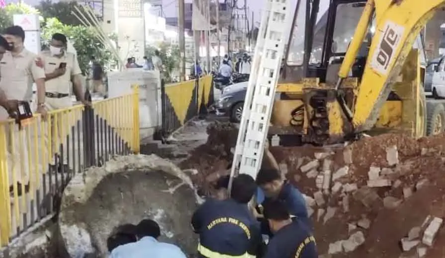 गुरुग्राम : सीवर में शव मिलने से सनसनी, हत्या है या हादसा पुलिस कर रही जांच