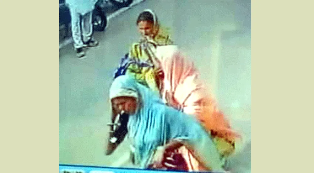 सोना चुराने वाली महिलाओं बारे नहीं लगा सुराग
