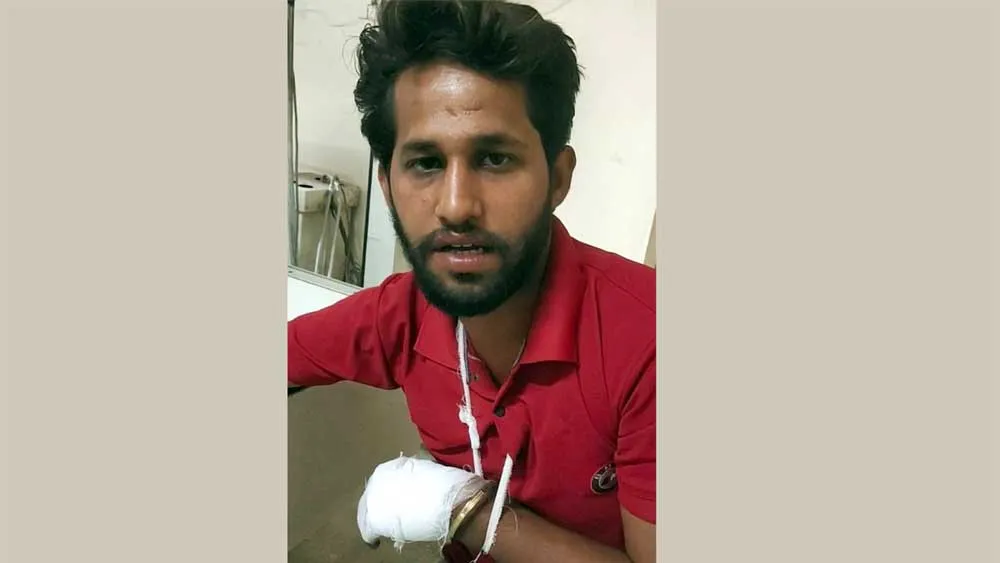 तरबूज कारोबारी को नकाबपोश लुटेरों ने कृपाण से हमला कर लूटा