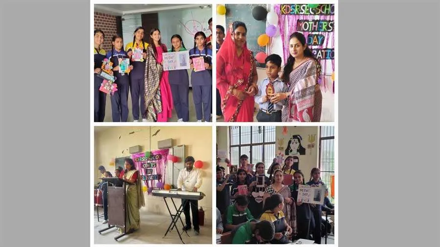 के डी सीनियर सैकेंड्री स्कूल में मनाया गया मदर्स-डे