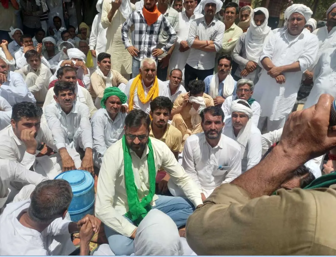 farmers protest