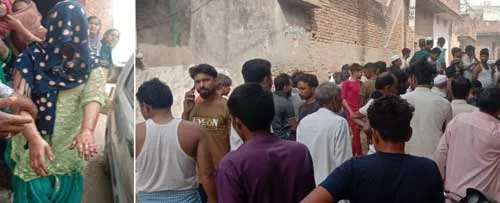 सिलेंडर से घर में आग लगी, सामान जला, युवती झुलसी