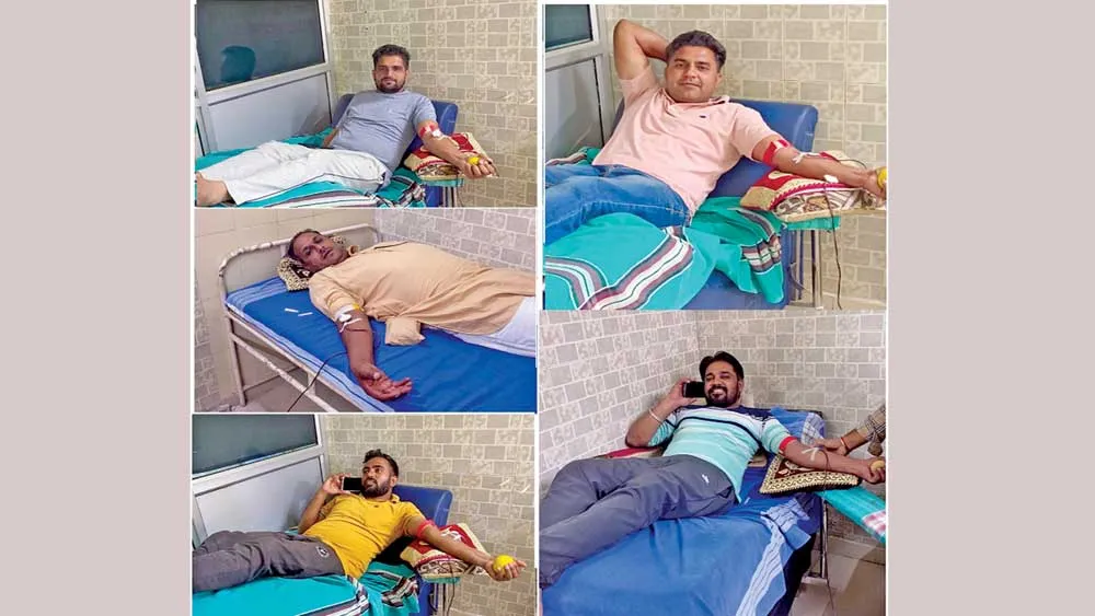 डेरा अनुयायियों ने रक्तदान कर बचाई मरीज की जान