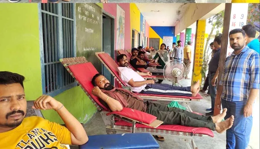 गाँव तारे वाला में 90 यूनिट्स रक्तदान