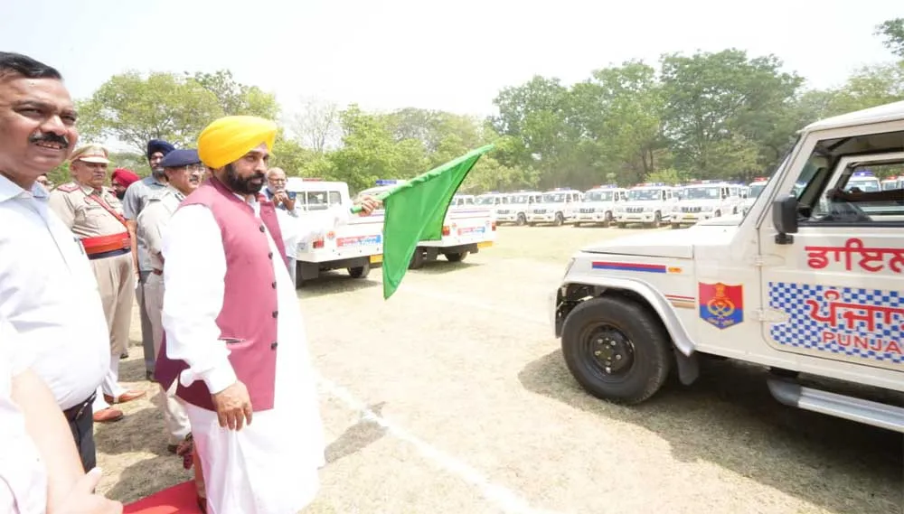 पंजाब पुलिस को मिले 98 इमरजेंसी ‘रिस्पॉन्स वाहन’