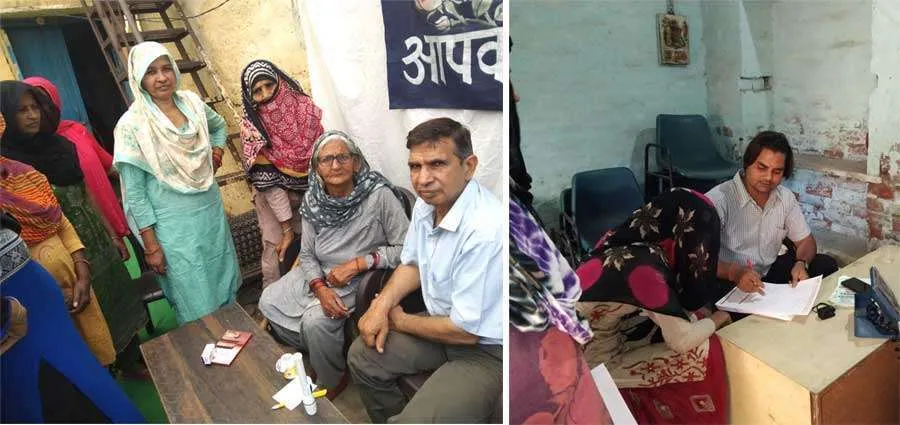 फ्री हेल्थ चेकअप कैंप: 80 लोगों के स्वास्थ्य की जांच