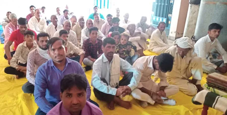 गांव कण्डेला में खूब बजा राम-नाम का डंका