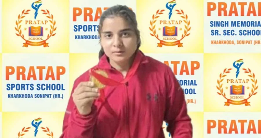 इंटरनेशनल वुशु चैम्पियनशिप के लिए प्रताप स्कूल खरखौदा की दीपिका दहिया मॉस्को रवाना