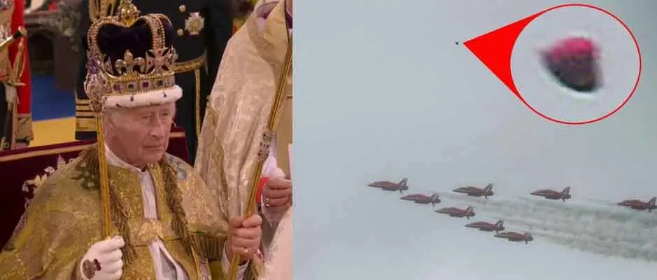किंग चार्ल्स तृतीय के राज्याभिषेक के दौरान दिखा कुछ ऐसा, जिसे देख हड़कंप मच गया