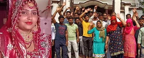 प्रसव पीड़िता की मौत पर अस्पताल में हंगामा, प्रदर्शन