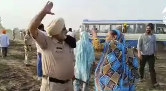 नए विवाद में फंसी पंजाब पुलिस, महिला को जड़ा थप्पड़, वीडियो हुआ वायरल