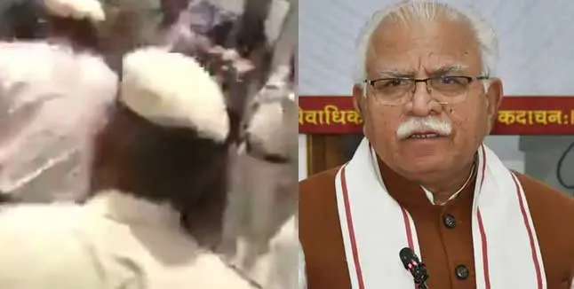 CM Manohar Lal के जनसंवाद कार्यक्रम में लगे मुर्दाबाद के नारे, जानिये क्या है माजरा