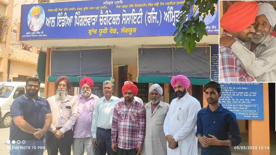 डेरा श्रद्धालुओं की कोशिशें लाई रंग, 9 साल बाद मंदबुद्धि युवक को परिवार से मिलवाया