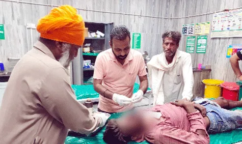 कोबरा तारों की चपेट से दो दोस्त हुए घायल