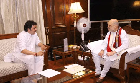 अमित शाह से मिले कुलदीप बिश्नोई