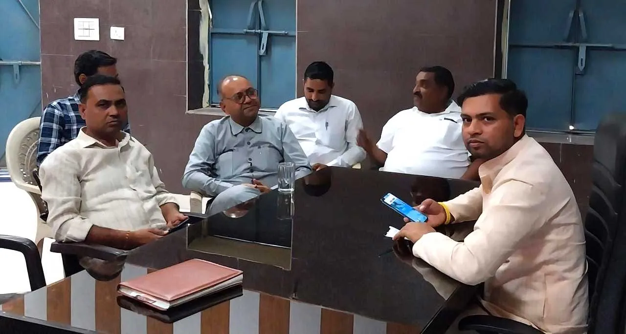 विकास कार्यों को लेकर ब्लॉक प्रमुख ने की प्रेस वार्ता