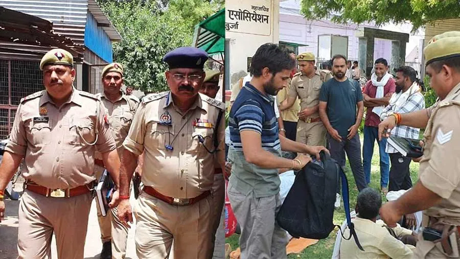 सुरक्षा-व्यवस्था के दृष्टिगत कोर्ट/कचहरी में विशेष सघन चैकिंग अभियान