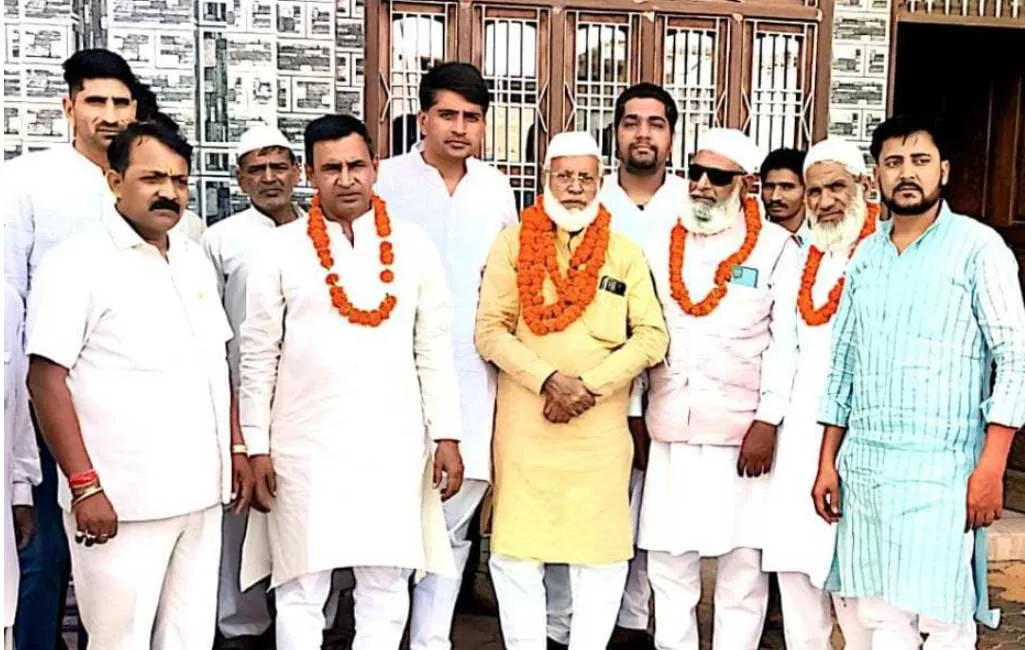 अलीपुर में अल्पसंख्यक मोर्चा के राष्ट्रीय उपाध्यक्ष का भव्य स्वागत