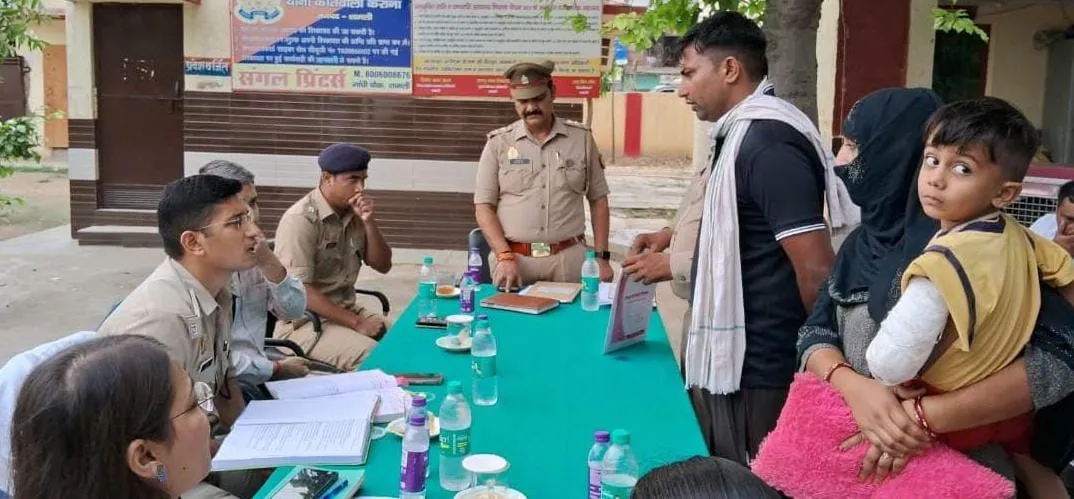 एसपी ने दिए घायल बालक का मेडिकल कराने के निर्देश