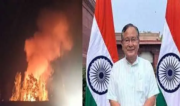 Manipur Violence: केंद्रीय मंत्री रंजन के घर में अज्ञात लोगों ने लगाई आग