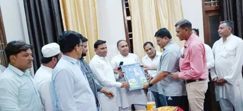 चेयरमैन पति कुलदीप बालियान का गर्मजोशी से हुआ स्वागत
