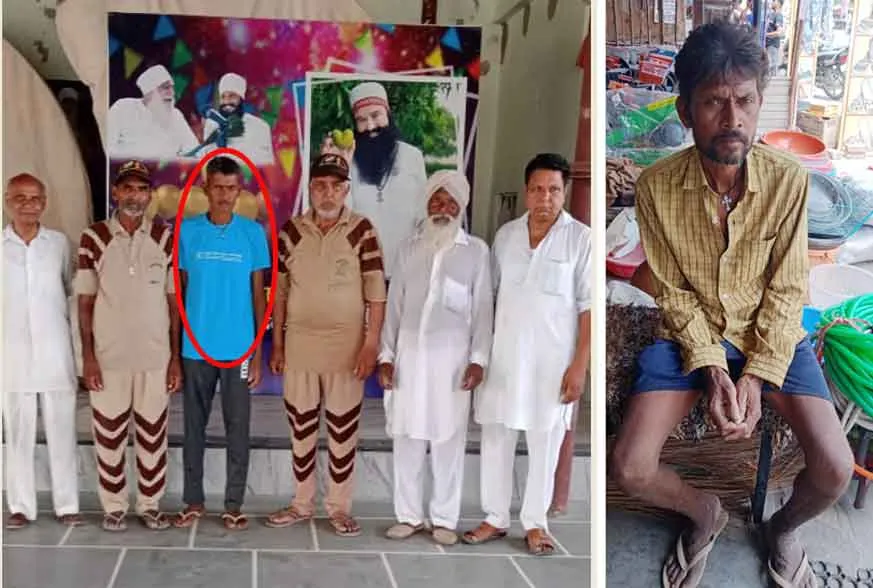 एक बार फिर फरिश्ता बन पहुंचे सेवादार, मानसिक रूप से परेशान व्यक्ति का बने सहारा