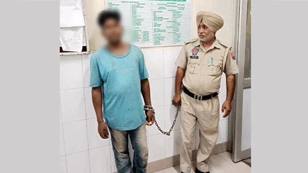 महिला के हाथ में पकड़े बच्चे को छीनकर भागने का प्रयास