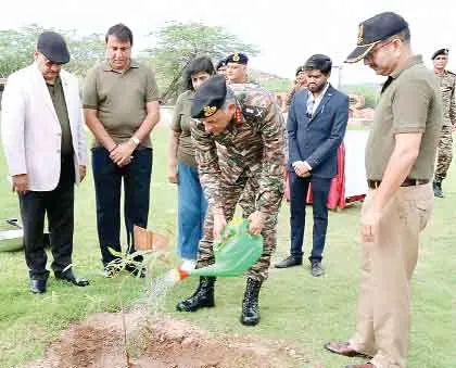 Tree Plantation : सेना ने जोधपुर में किया वृक्षारोपण