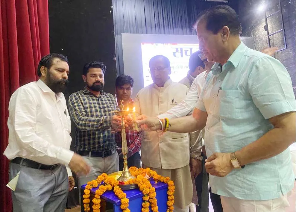 सत्य व सटीक सूचनाओं से सेतु की भूमिका निभा रहा ‘सच कहूँ’: वित्त मंत्री अग्रवाल